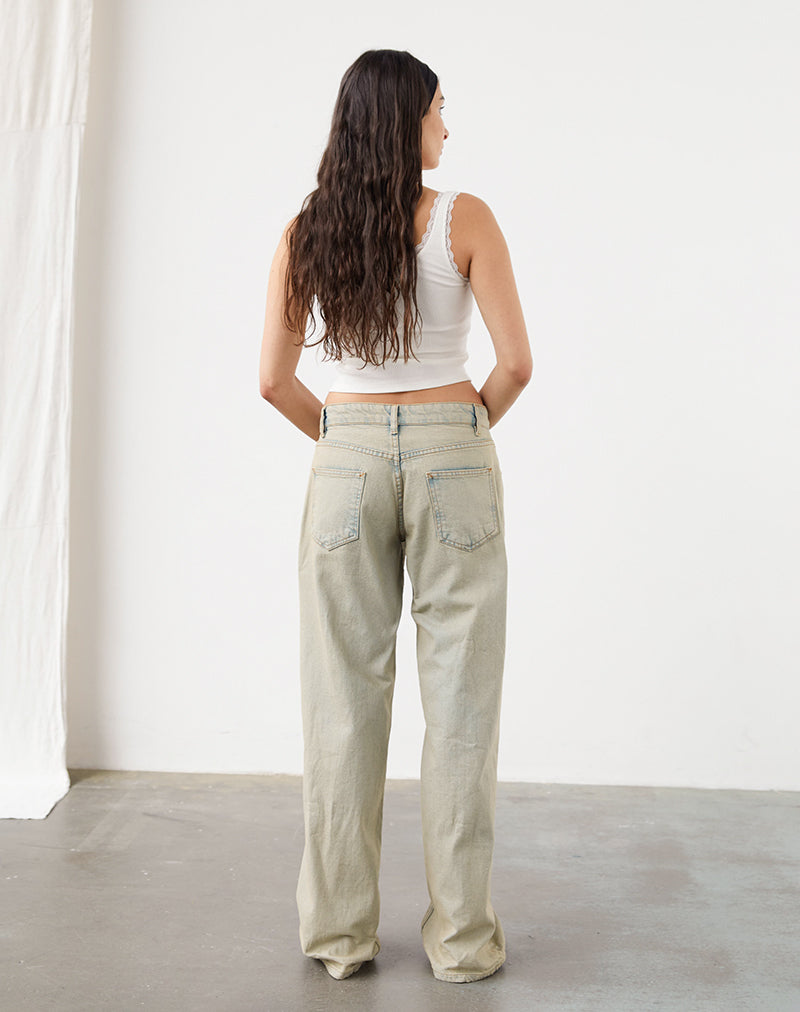 Image der Low Rise Parallel Jeans in Desert Sand Wash