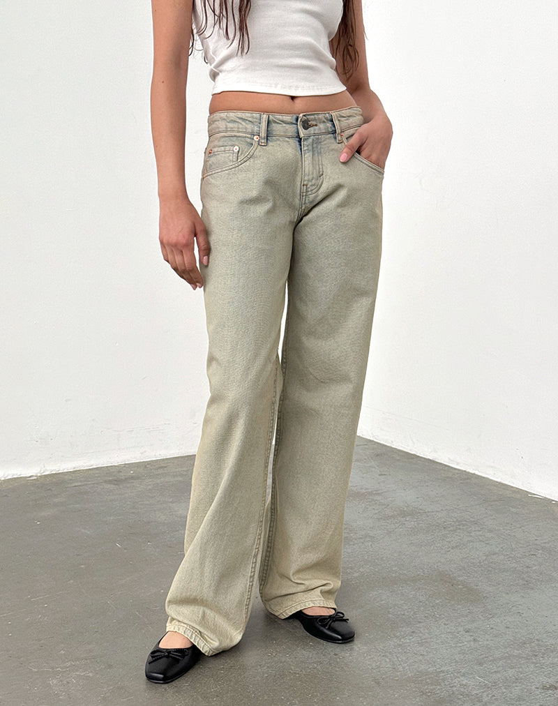 Image der Low Rise Parallel Jeans in Desert Sand Wash