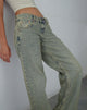Bild von Low Rise Parallel Jeans in Sandy Blue Acid