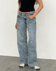 Bild von Low Rise Parallel Jeans in Vintage Blue Wash