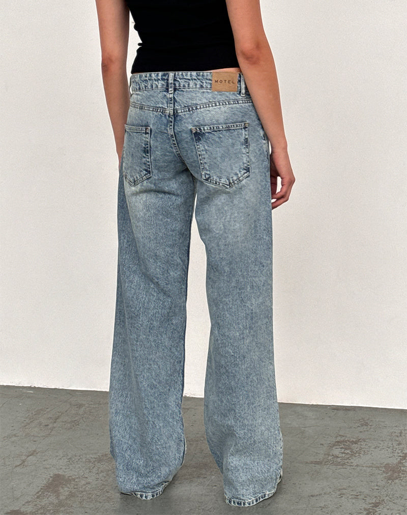 Bild von Low Rise Parallel Jeans in Vintage Blue Wash