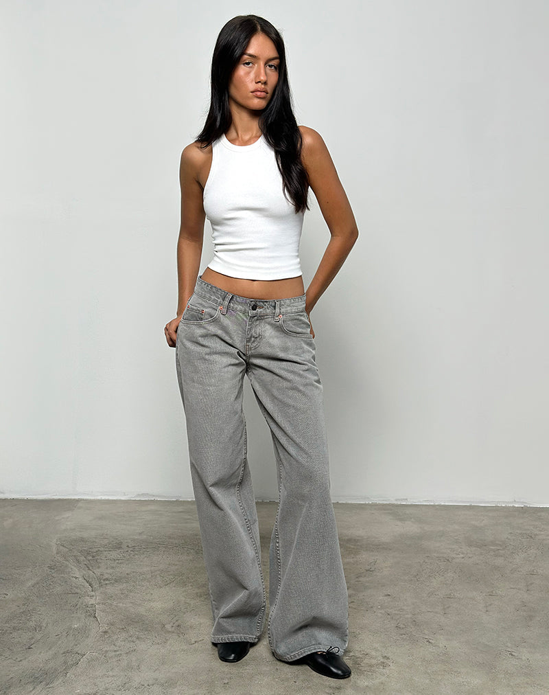 Bild von Low Rise Roomy Jeans in Bleach Grey
