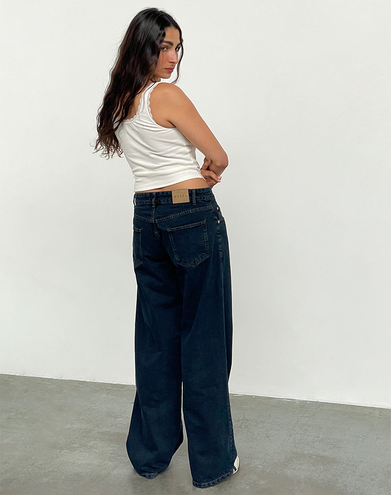 Bild von Low Rise Roomy Jeans in Blue Ink