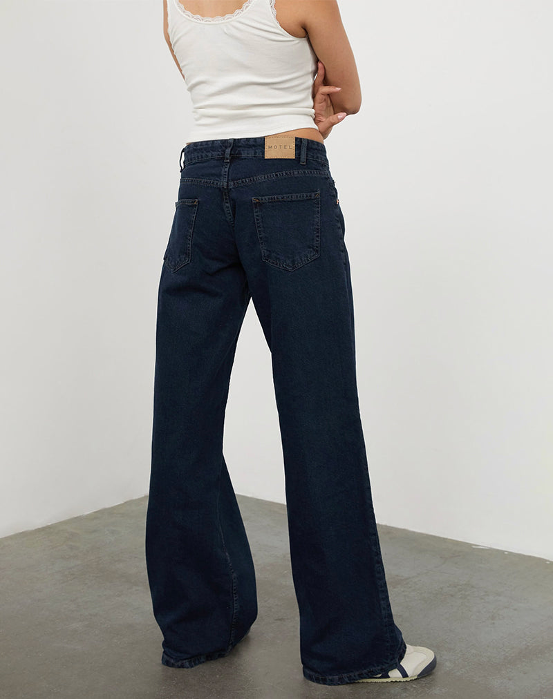 Bild von Low Rise Roomy Jeans in Blue Ink