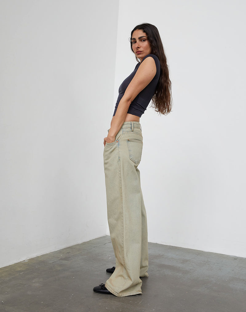 Bild von Low Rise Roomy Jeans in Desert Sand Wash