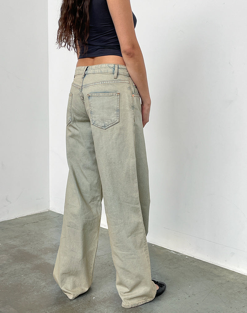 Bild von Low Rise Roomy Jeans in Desert Sand Wash