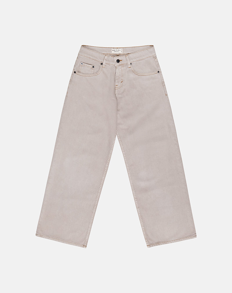 Bild von Low Rise Roomy Jeans in Pebble