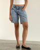 Bild von Low Rise Roomy Shorts in Vintage Blue Wash