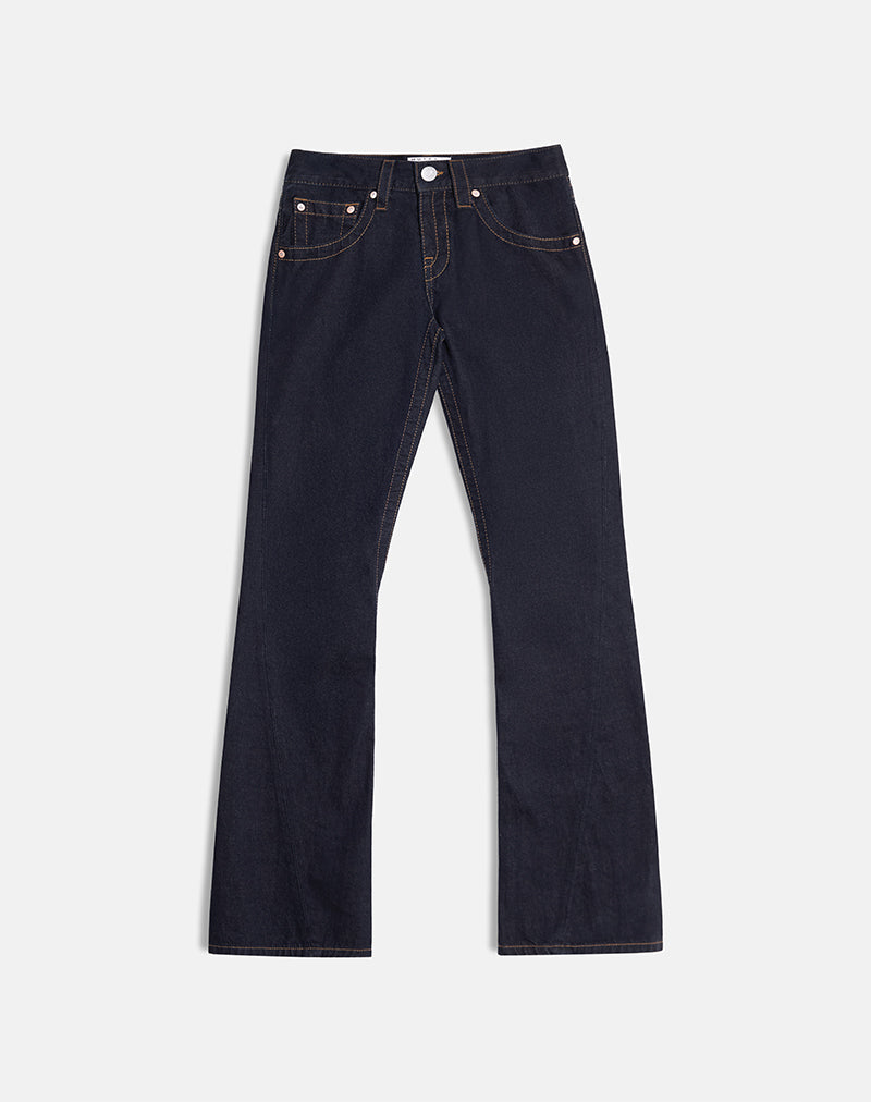 Image der Low Rise Twisted Seam Jeans in Rinse