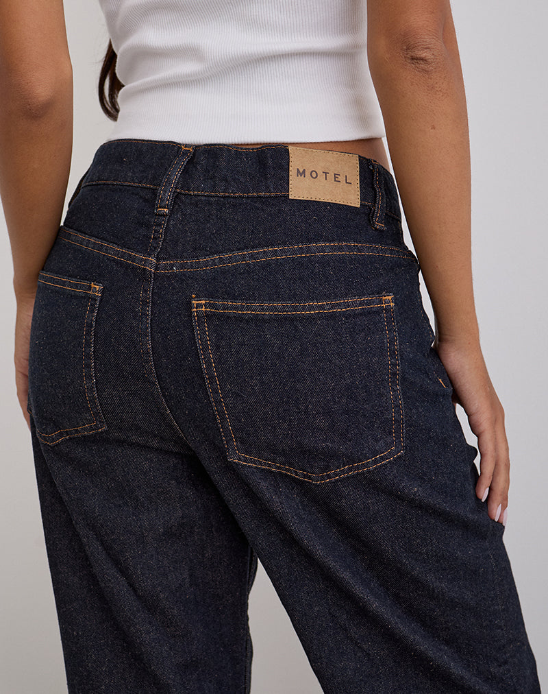 Bild von Low Slung Slim Parallel Jeans in Indigo