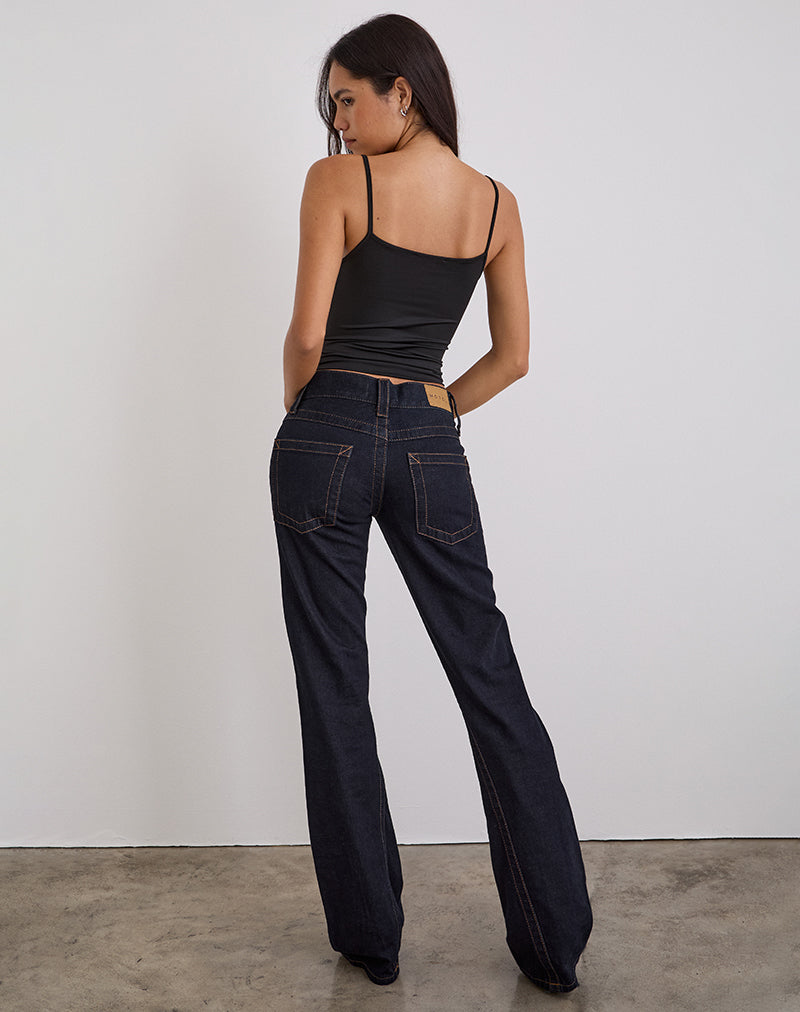 Image der Low Rise Twisted Seam Jeans in Rinse