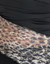 Bedruckte Spitze Leopard
