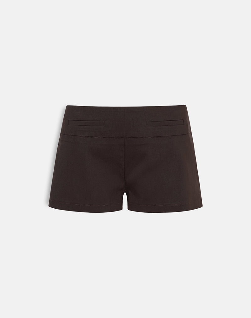 Image von Lucen Mini Short in Tailoring Braun