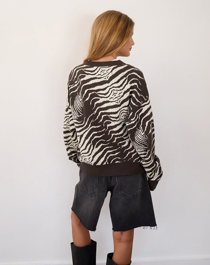 Image of Luceta Strickjacke in Wild Animal
