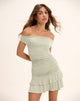Bild von Luella Ruffle Mini Dress in Slinky Sage