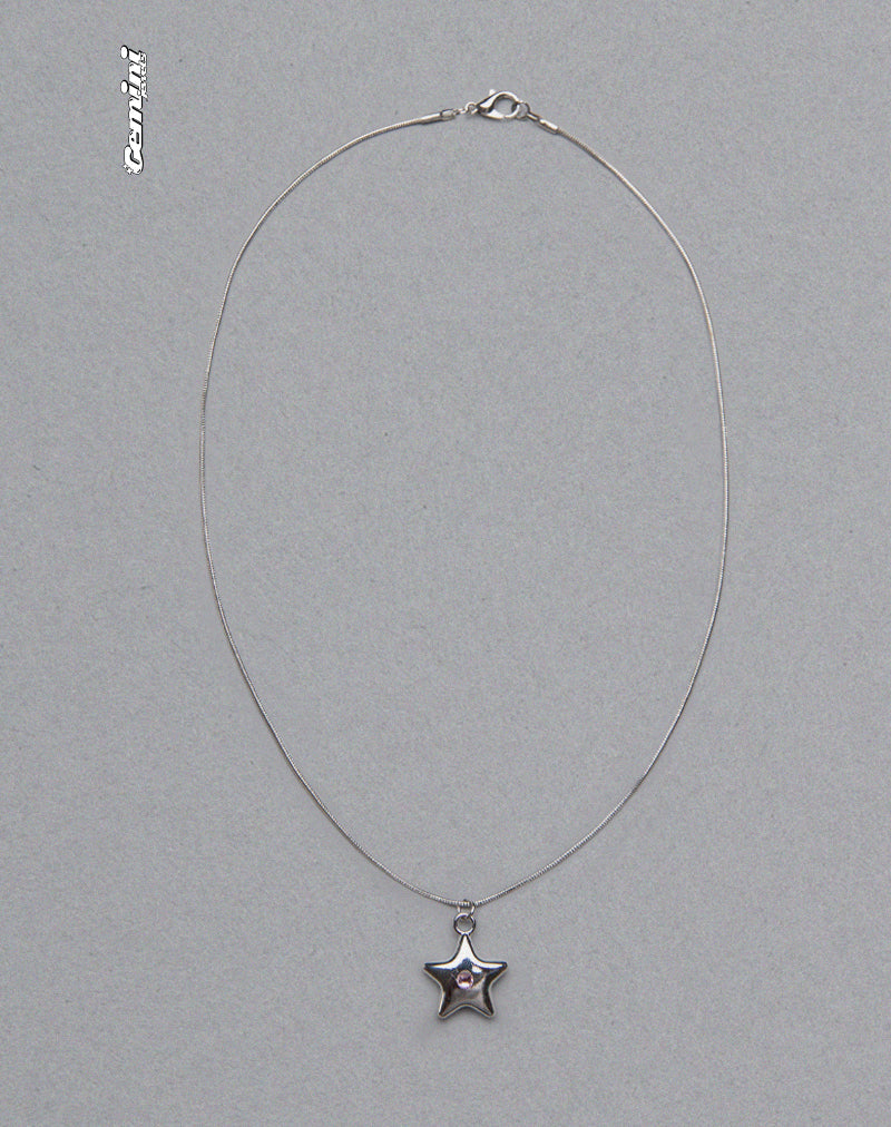 Luna Halskette Rosa Stern