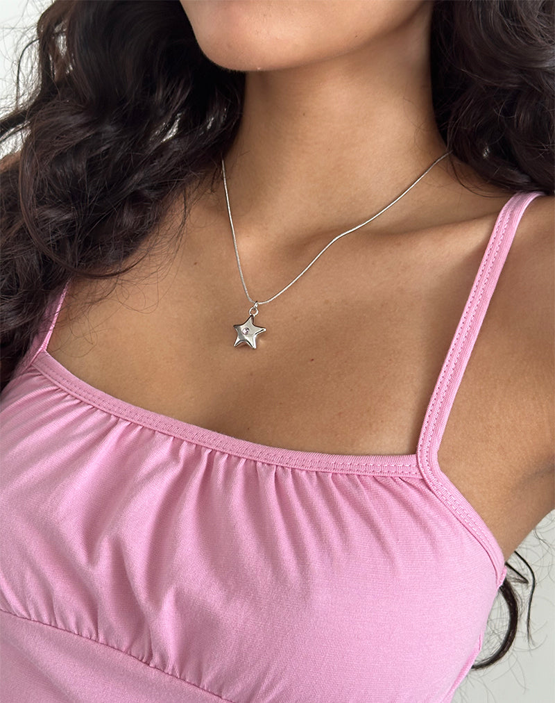 Luna Halskette Rosa Stern