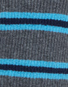 Streifen Grau und Blau
