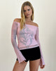 Bild von Lutana Top aus Lumen Mesh Pfirsich