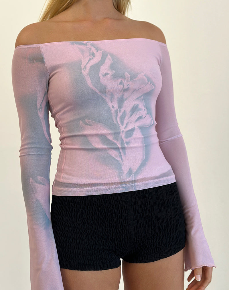 Bild von Lutana Top aus Lumen Mesh Pfirsich