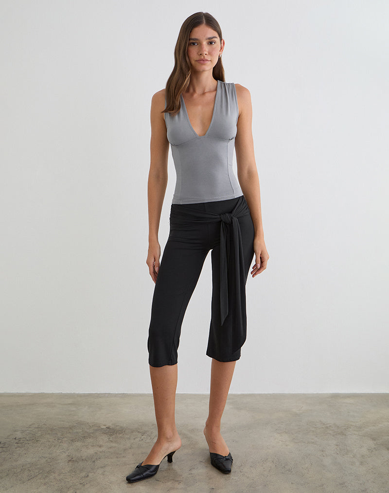 Bild von Lynod Plunge Top in Grau