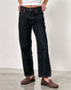 Bild von Mid Rise Awkward Parallel Jeans in Indigo
