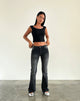 Bild von Low Rise Flared Jeans in Extrem Schwarz