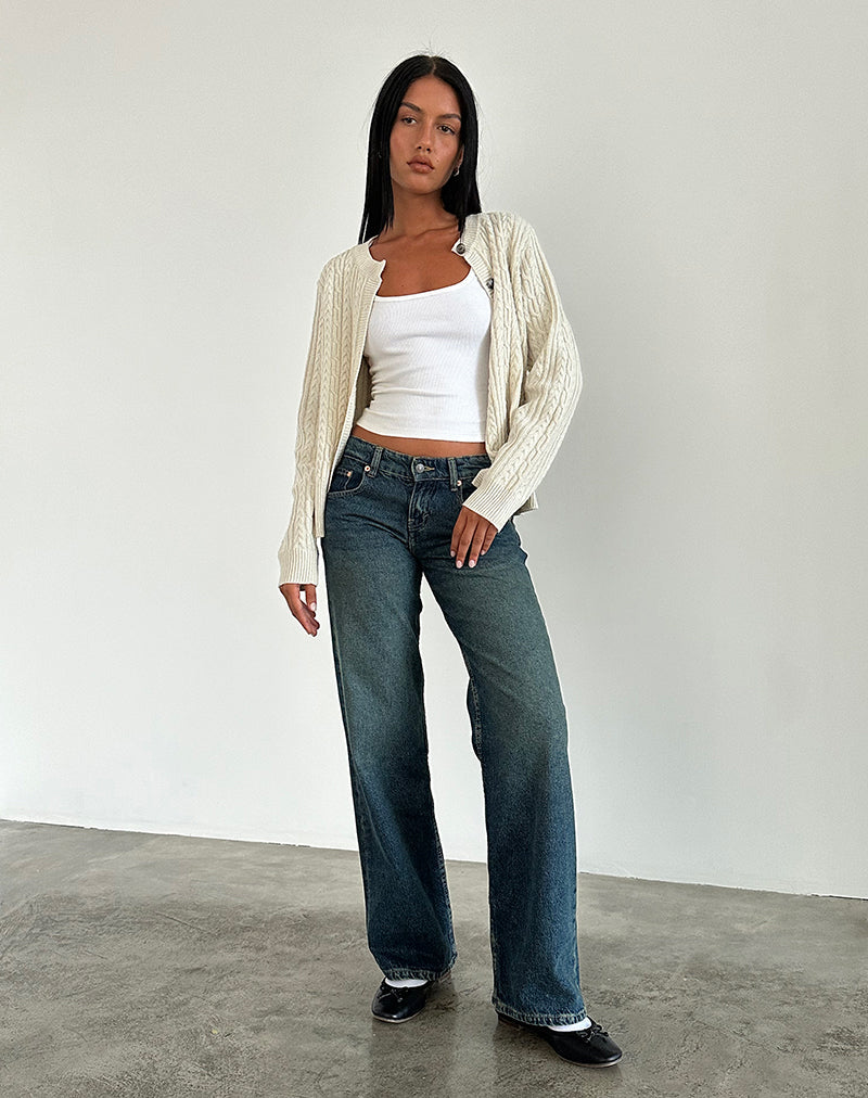 Bild von Low Rise Parallel Jeans in Hellblau