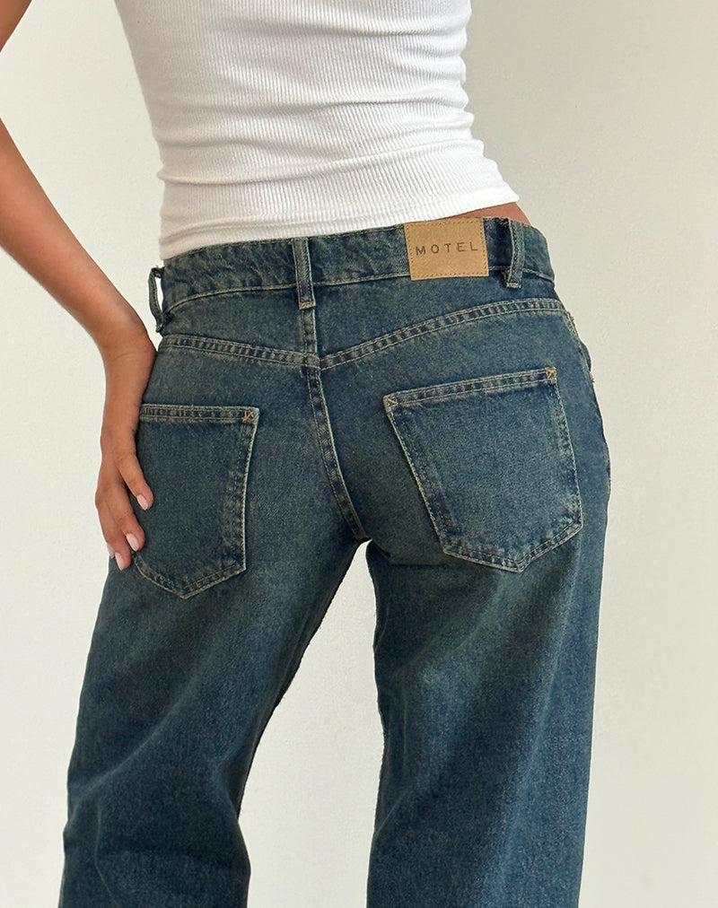 Bild von Low Rise Parallel Jeans in Hellblau