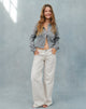 Bild von Low Rise Parallel Jeans in Off White