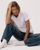 Bild von Low Rise Parallel Jeans in Stahlblau