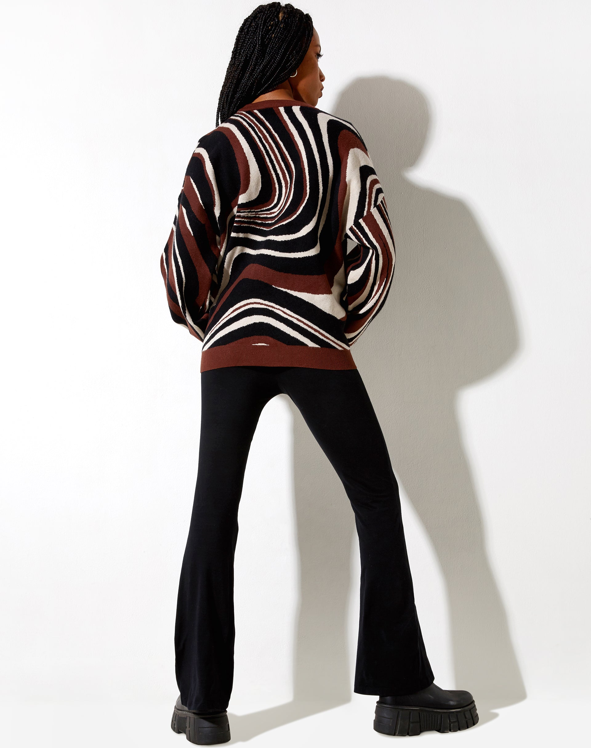 Image of Mably Pullover in Mega Ripple Braun