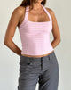 Image of Maggha Neckholder-Top in Crinkle Pink