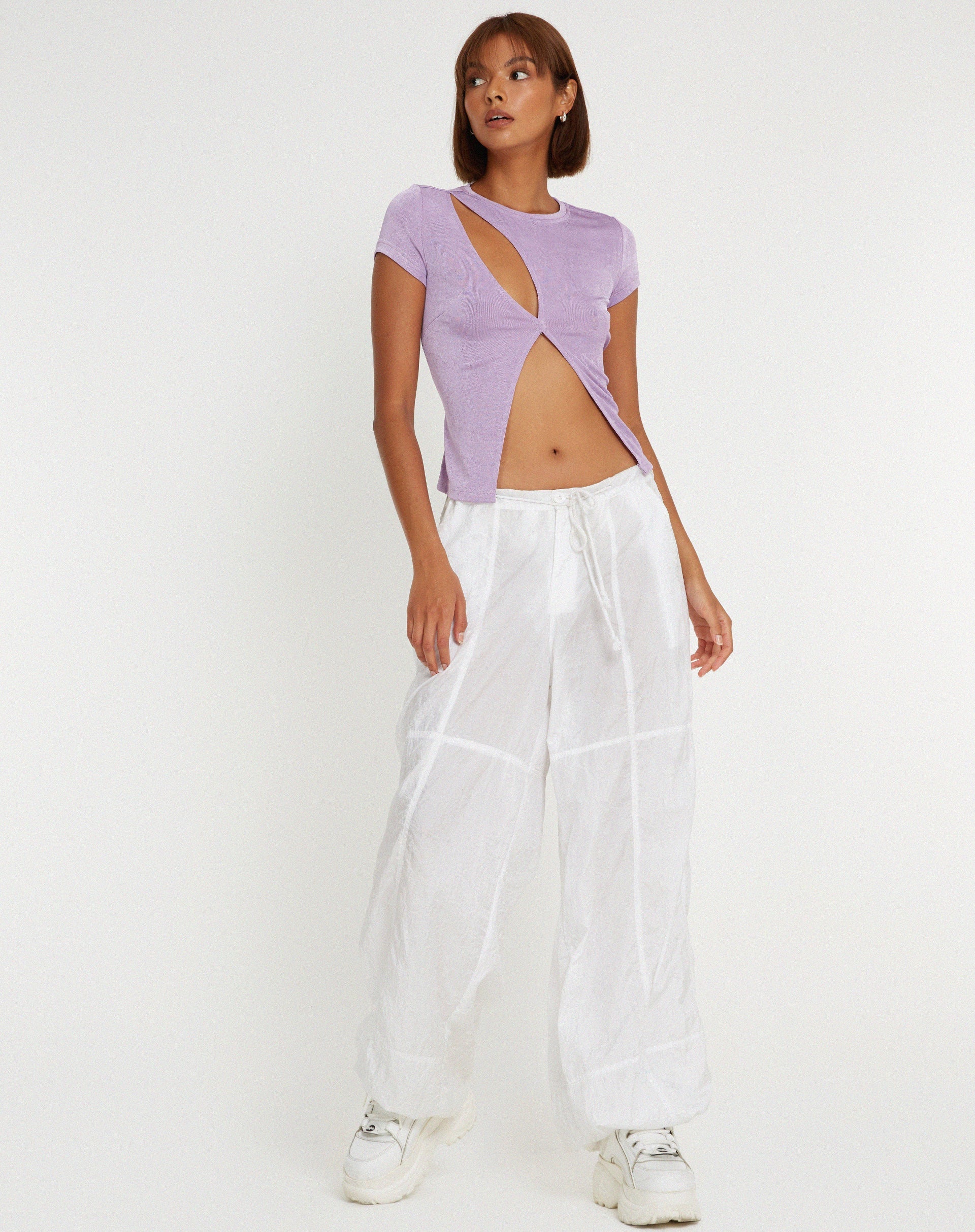 Bild von Maha Cutout Top in Lavendel