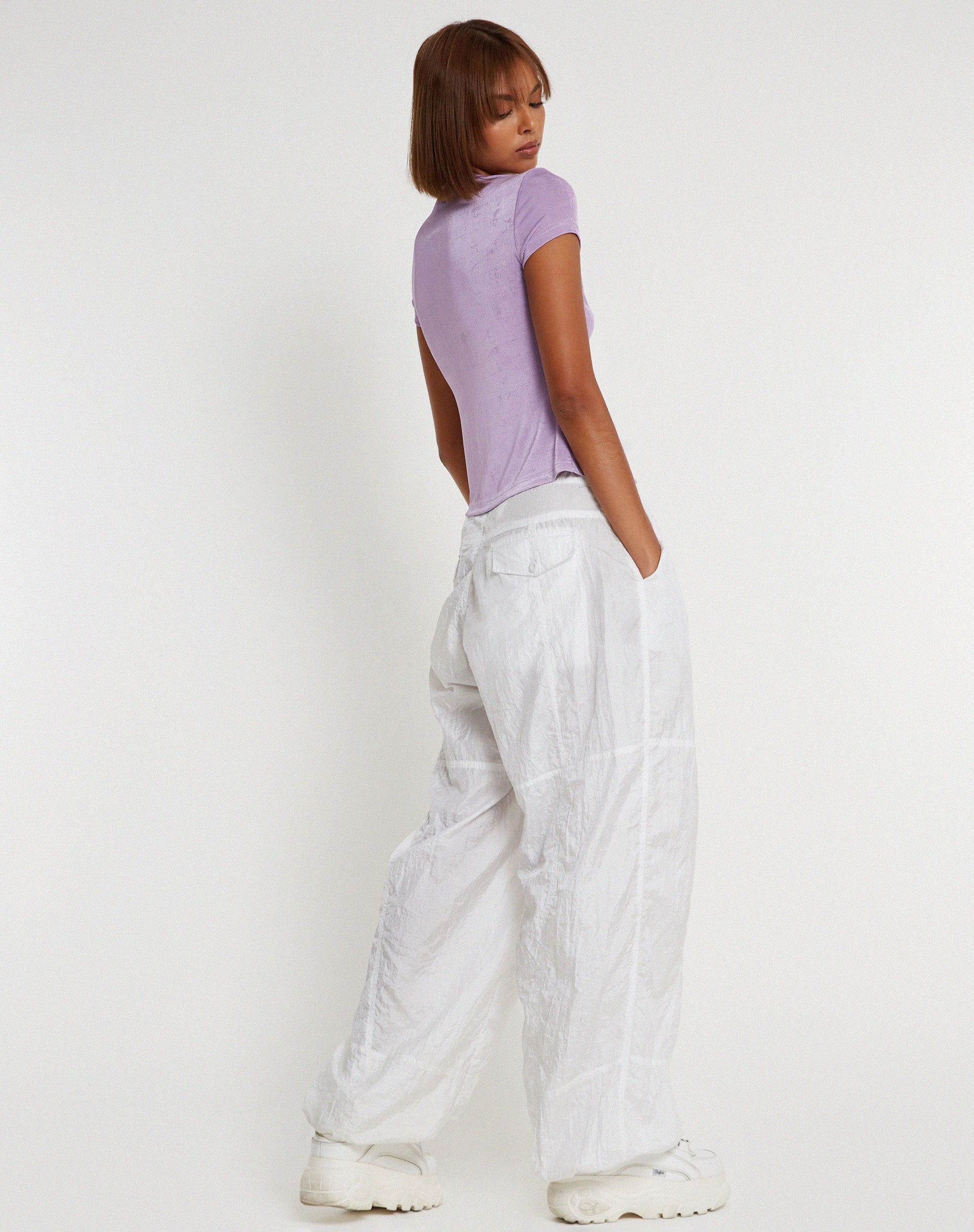 Bild von Maha Cutout Top in Lavendel
