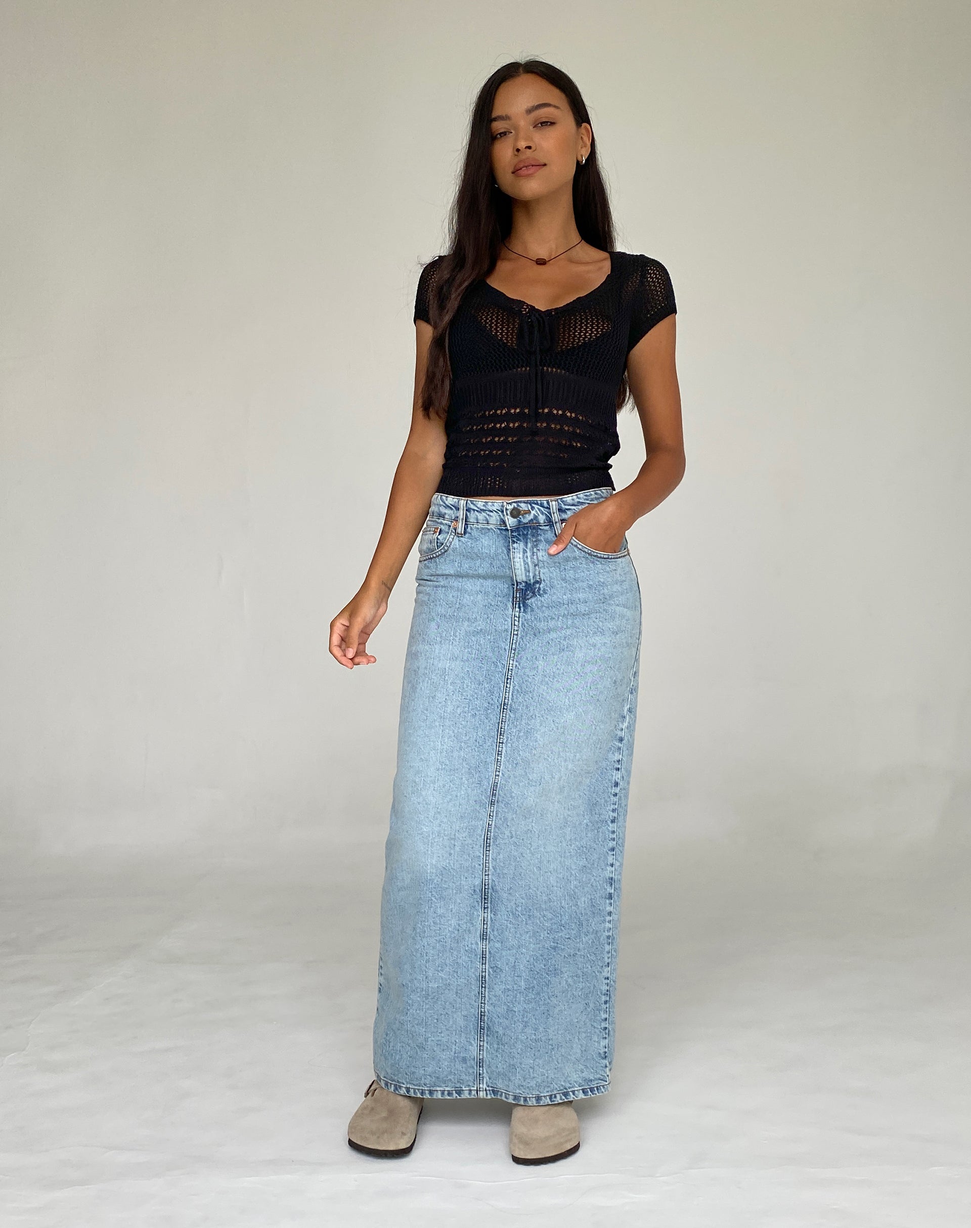 Image of Maika Stricktop in Schwarz