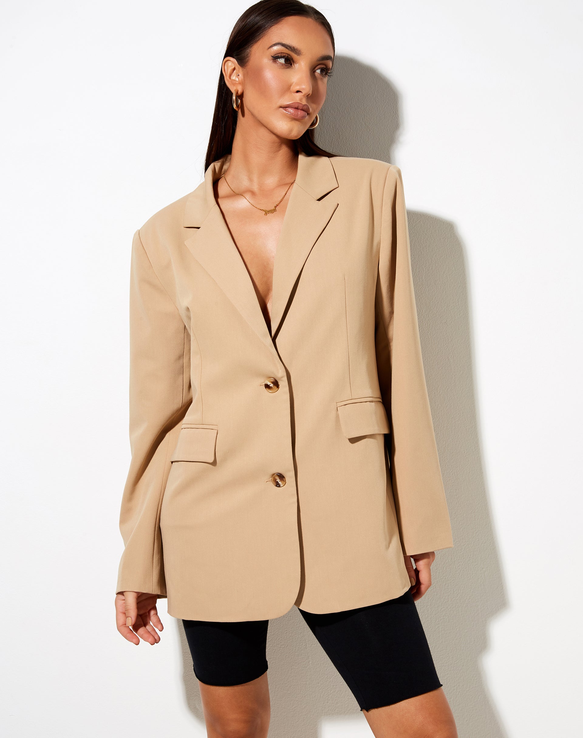 Bild von Maiwa Blazer in Tan
