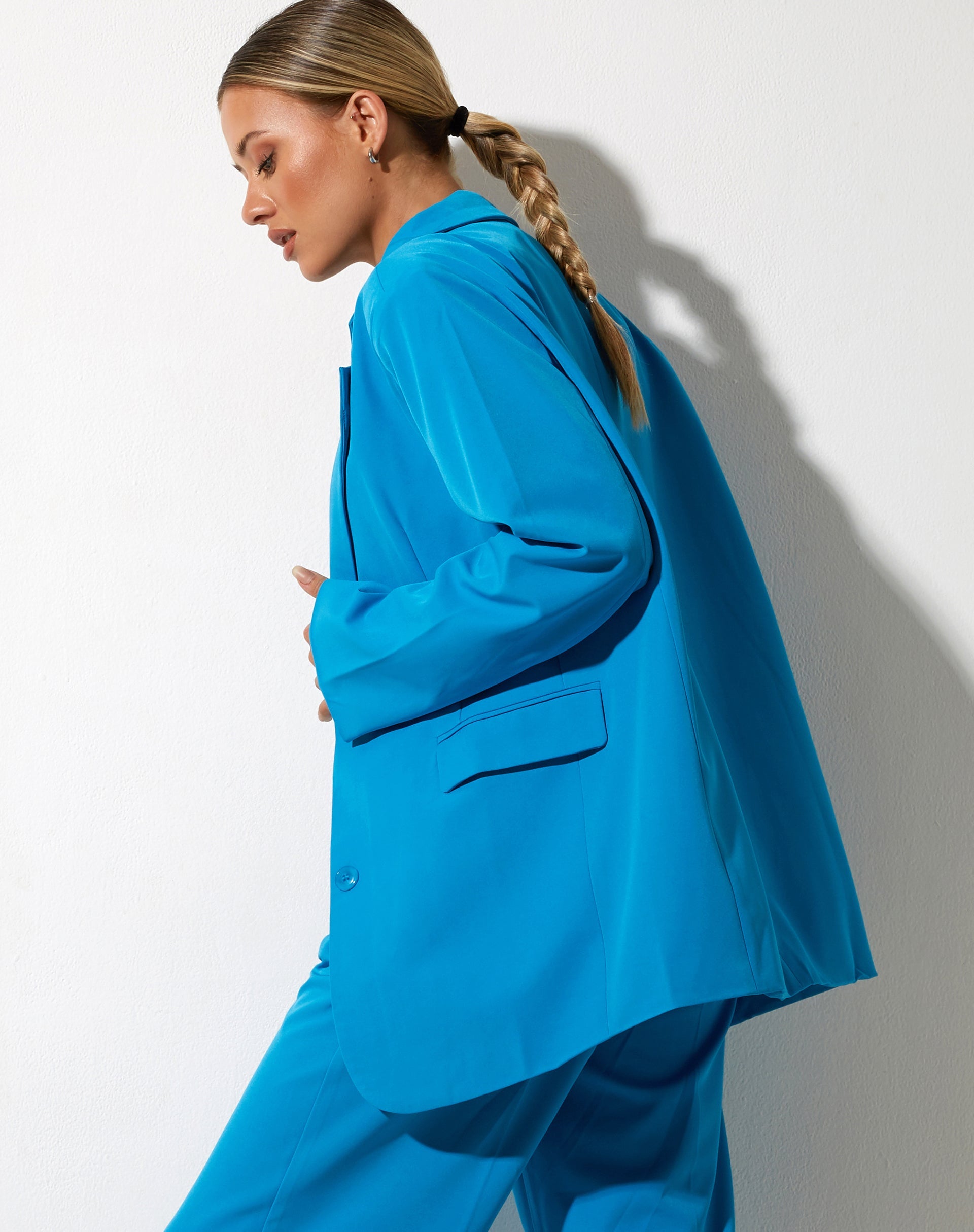 Abbildung des Maiwa Blazers in Tailoring Blue