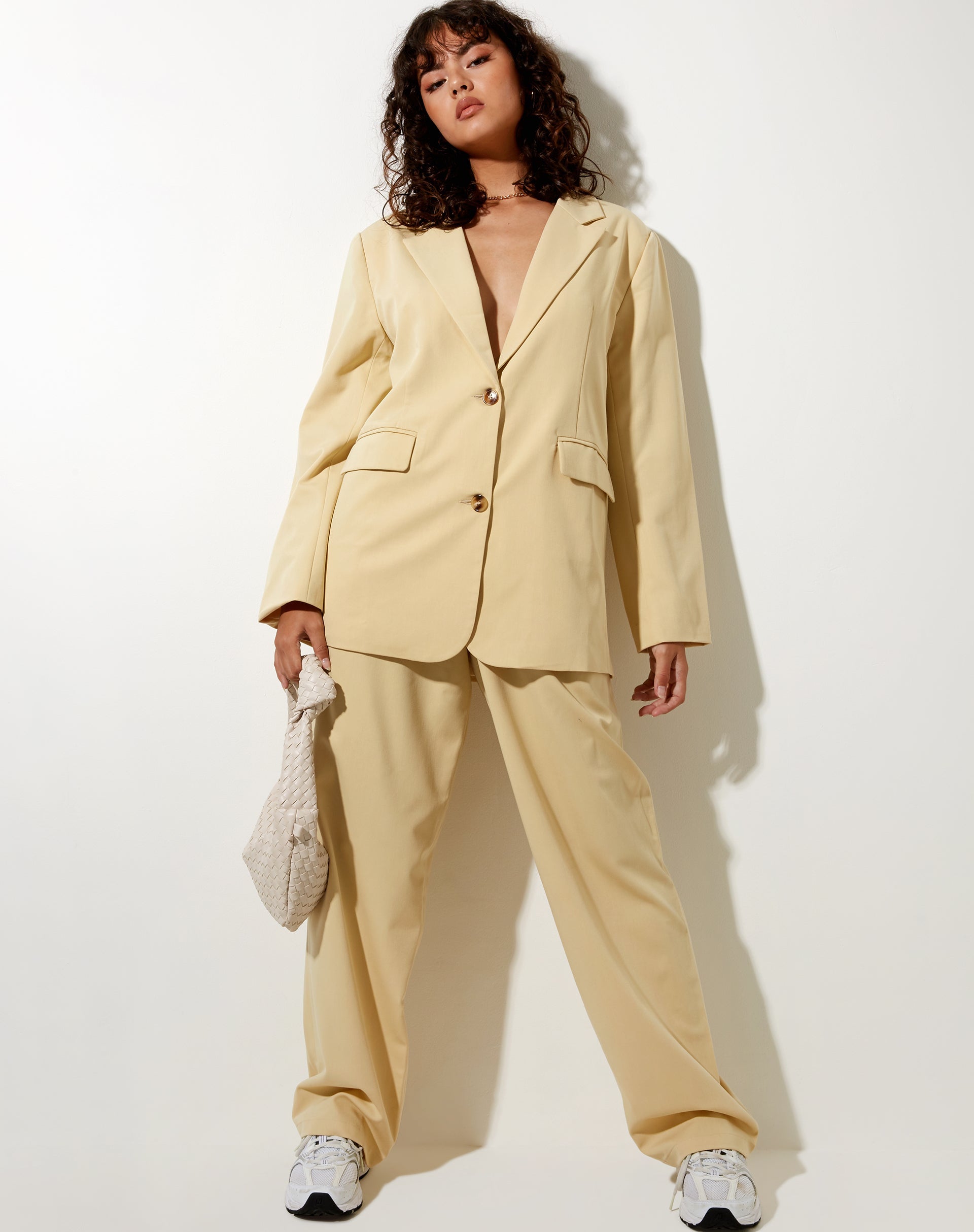 Bild von Maiwa Blazer in Buttercreme