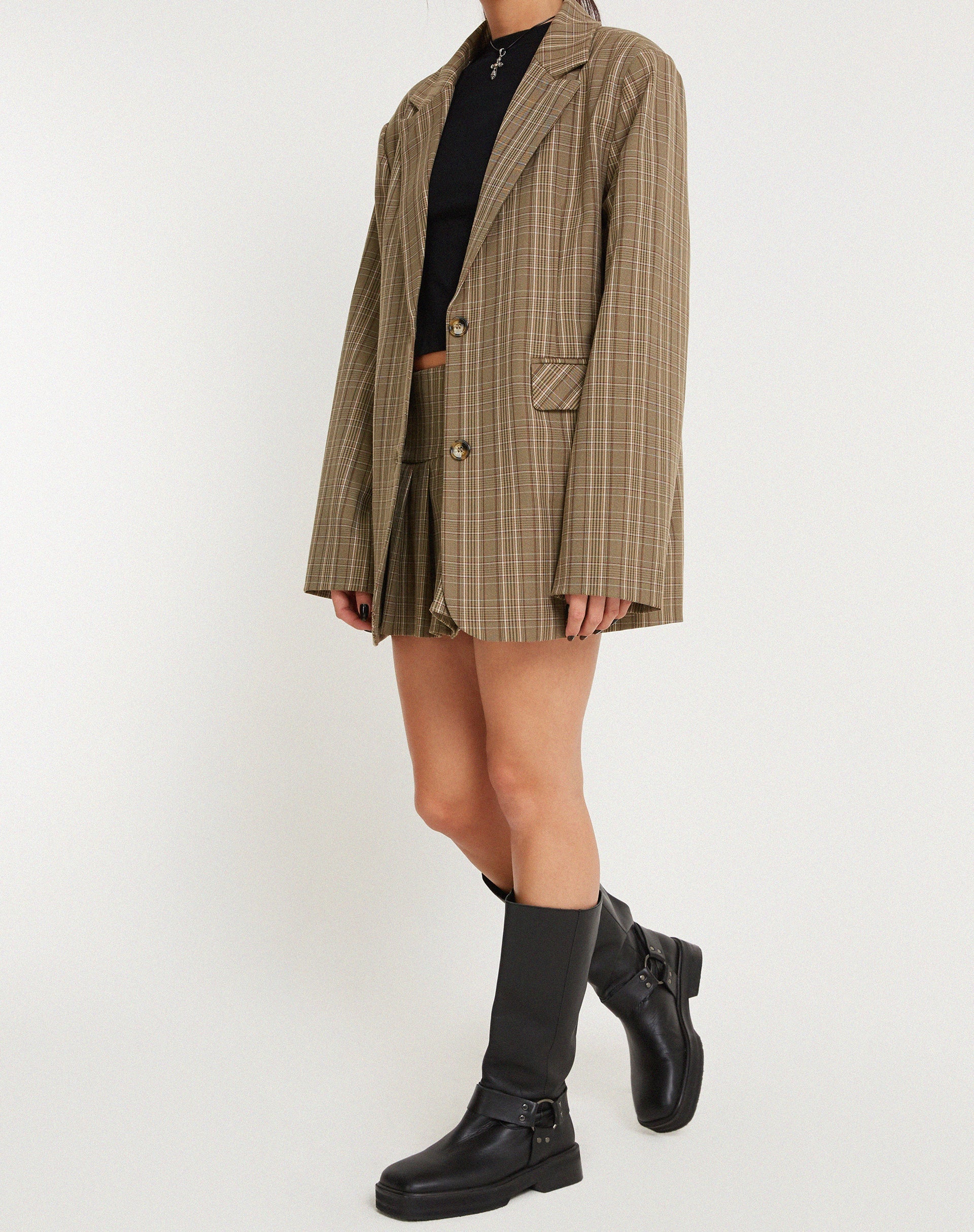 Image of Maiwa Blazer in Karo Braun