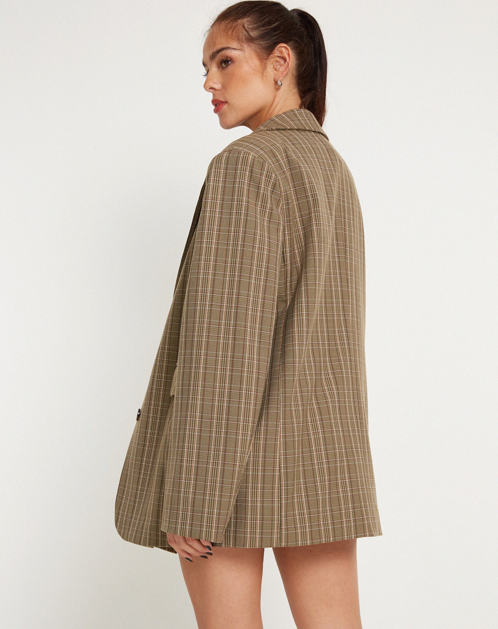 Image of Maiwa Blazer in Karo Braun