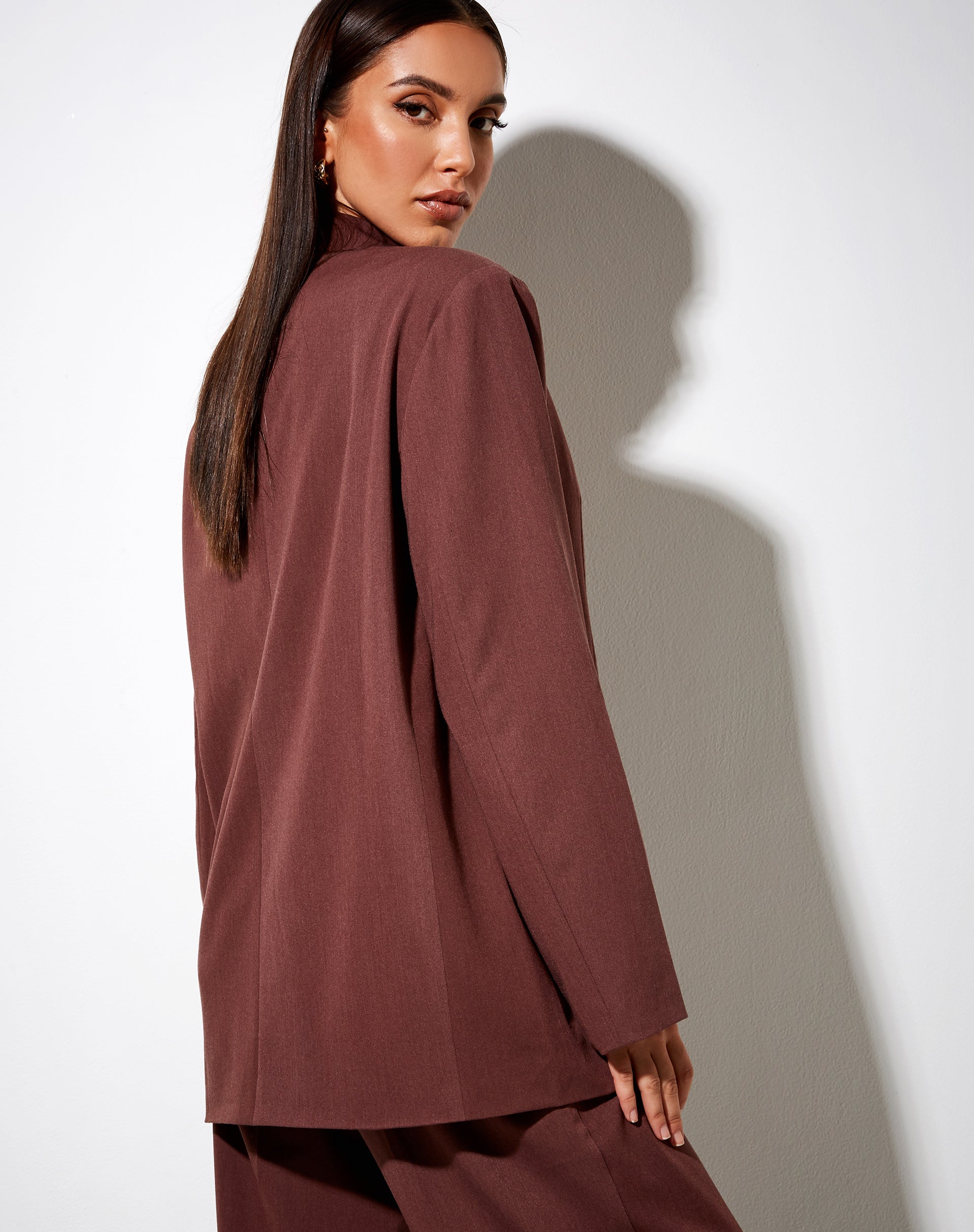 Bild von Maiwa Blazer in Kakao