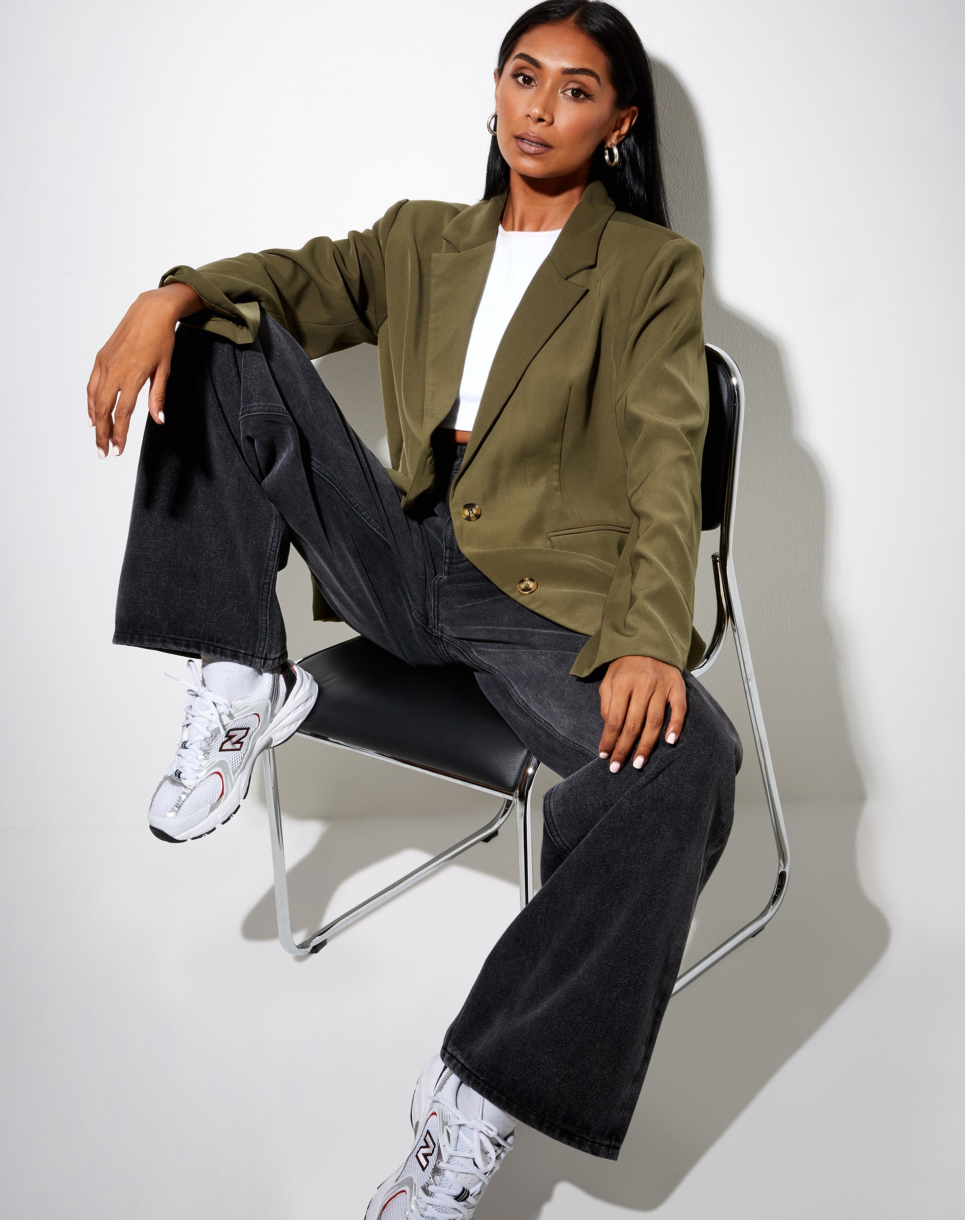 Bild von Maiwa Blazer in Khaki