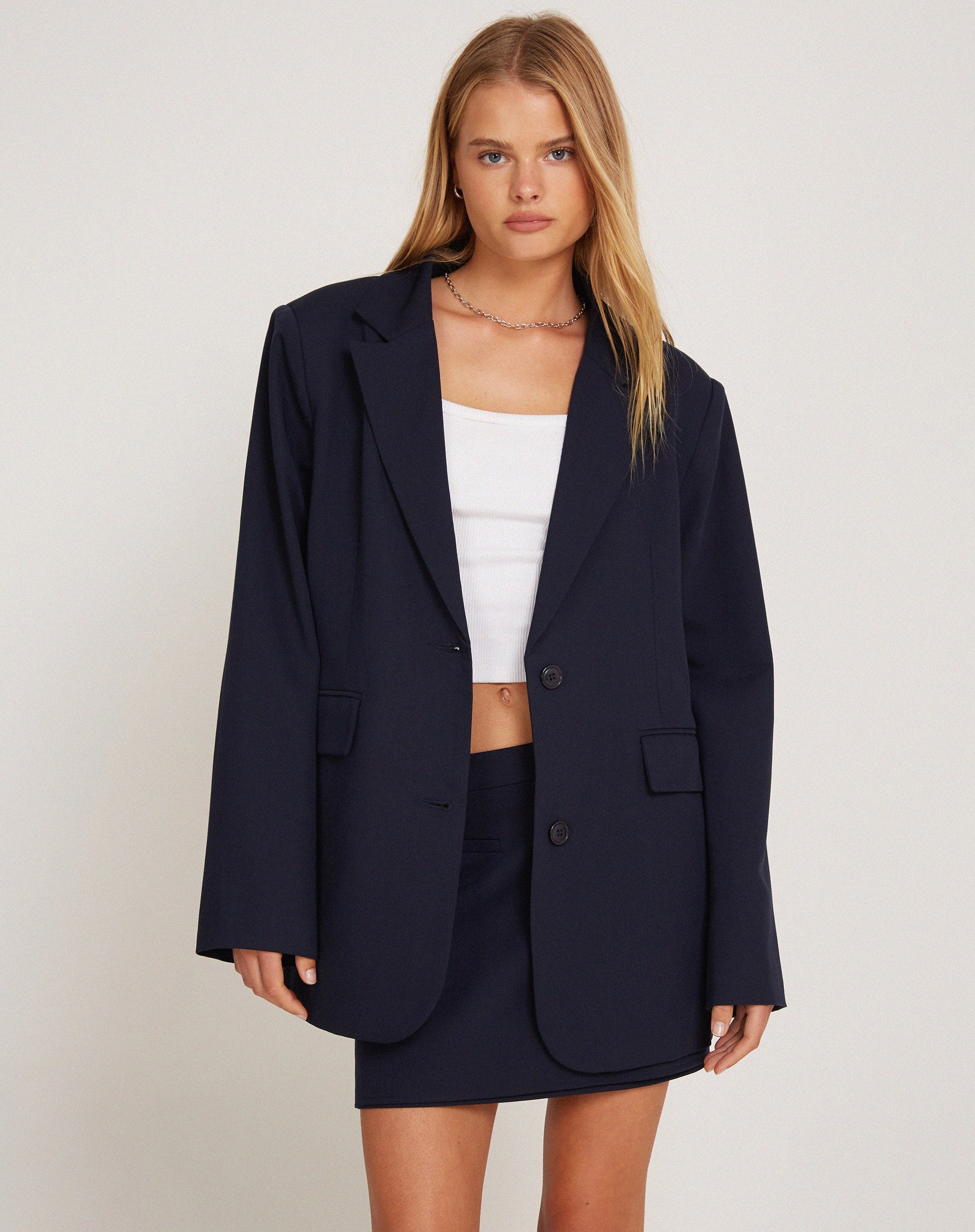 Abbildung des Maiwa Blazers in Tailoring Navy