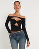 Bild von Malin Eloa Shrug Twinset Schwarz