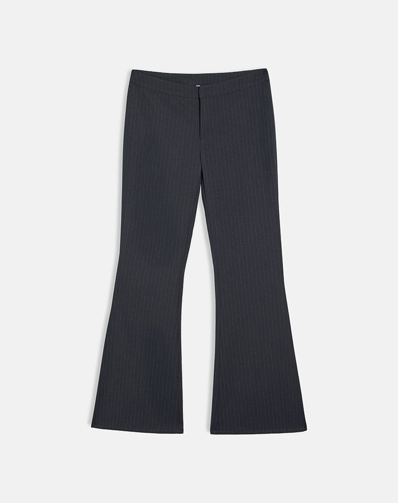Image of Malvinas Hose in Tailoring Grau Gestreift