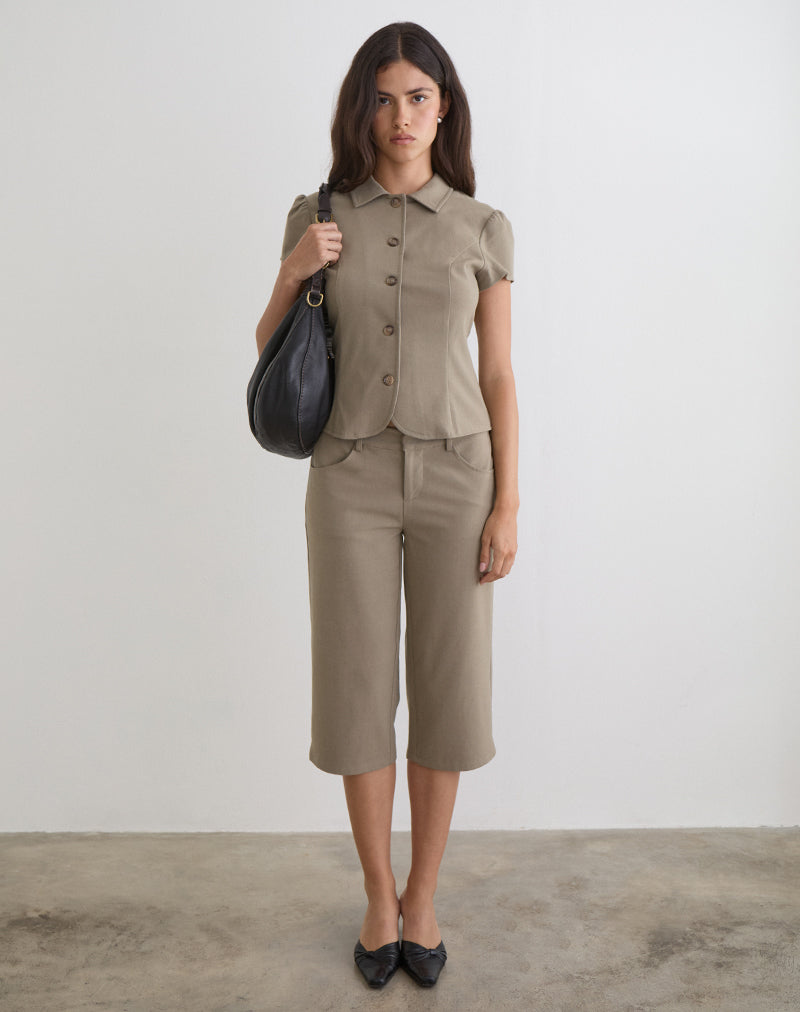Bild der Maorah-Bluse in Tailoring Light Taupe