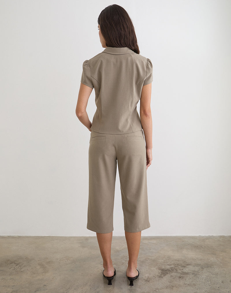 Bild der Maorah-Bluse in Tailoring Light Taupe