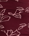 Umriss Rose Maroon