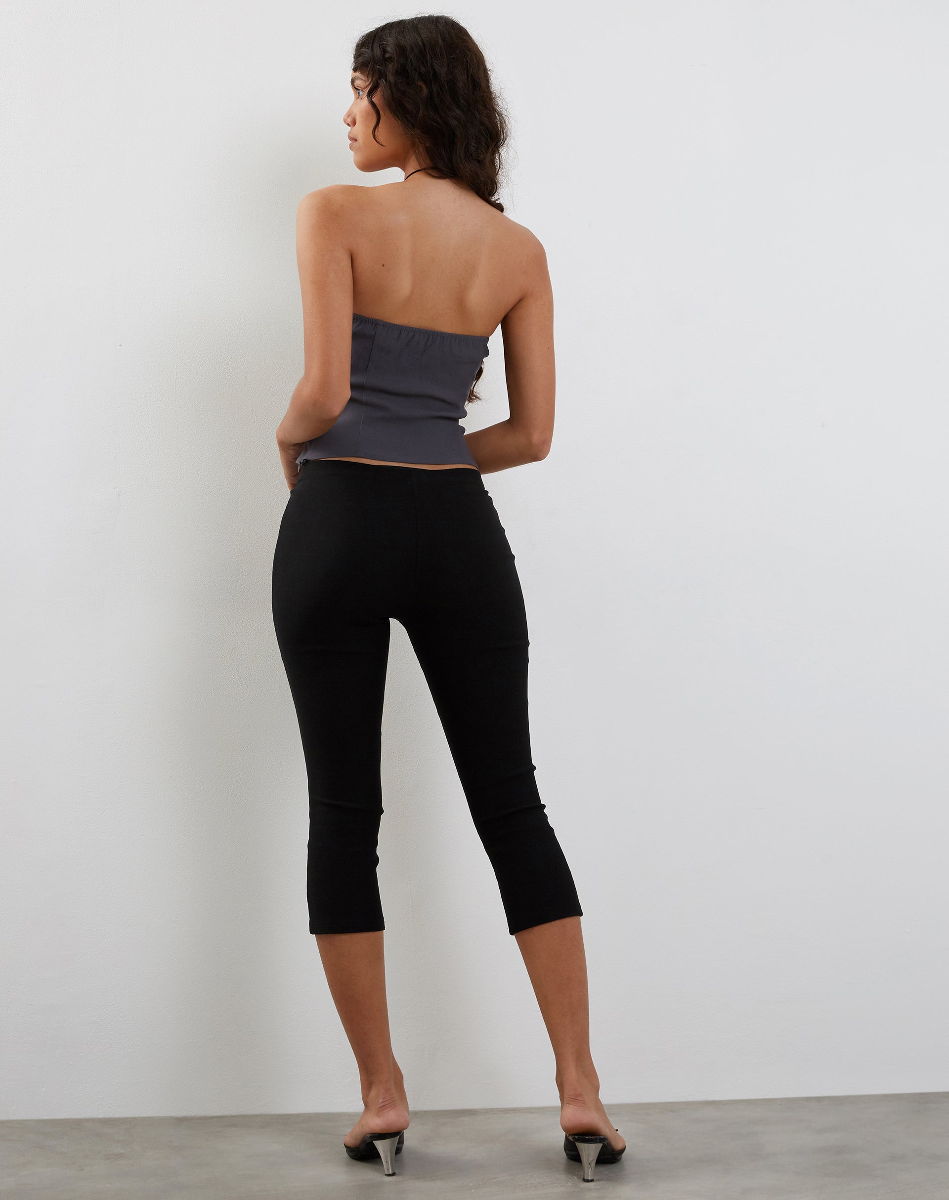 Image of Maribaya Longline Korsett-Top in Anthrazit Soft Tailoring